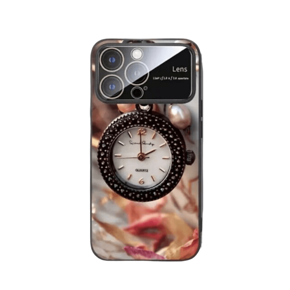 HD Patterns Imitation Glass Phone Case For iPhone 15 Pro