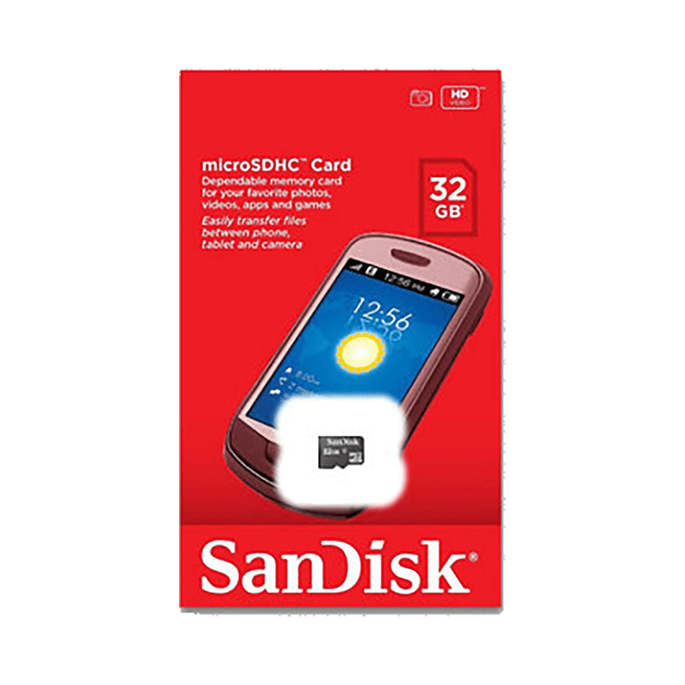 SanDisk 32GB Micro SDHC Memory Card