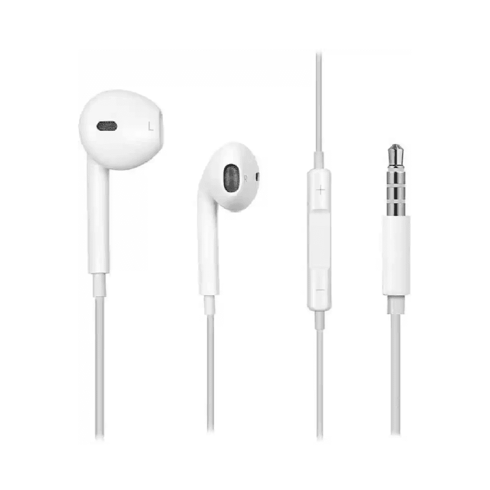 Wired Earphones 3.5mm - White