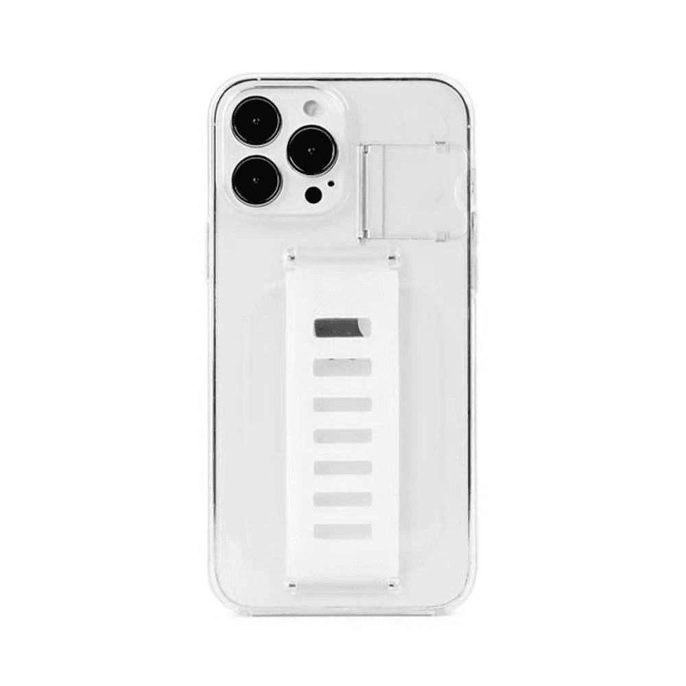 كفر Grip2u Slim لايفون 15 برو / مع مسكة مدمجة / اصدار نحيف / شفاف