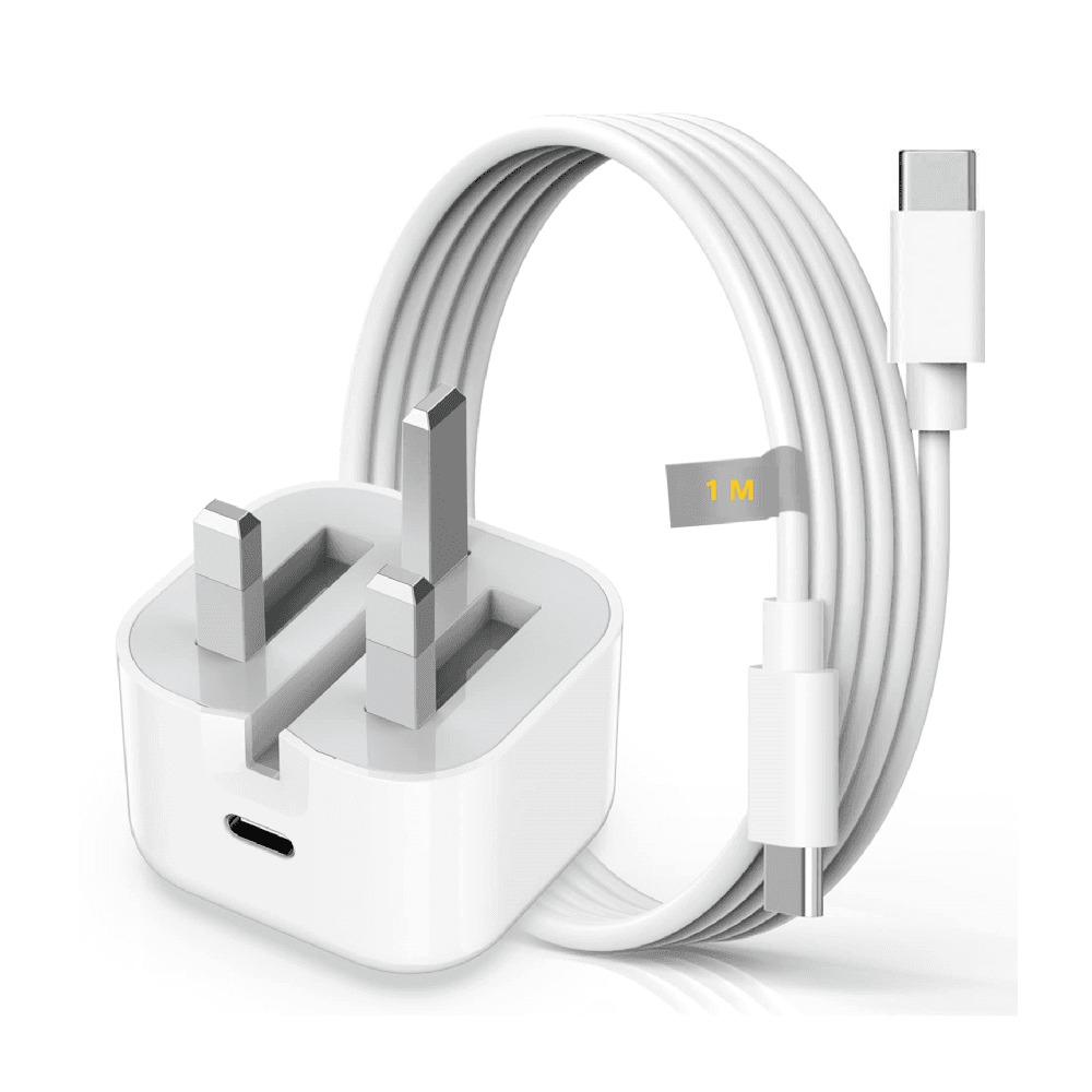 Apple 20W Usb-C Power Adapter With Usb-C To Usb-C Cable 1M