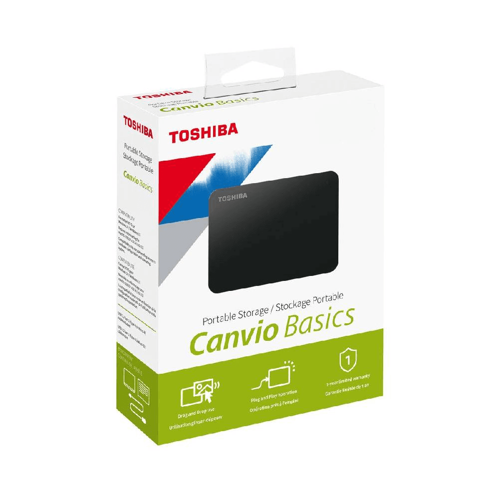 Toshiba Canvio Basics Portable 1TB Hard Drive