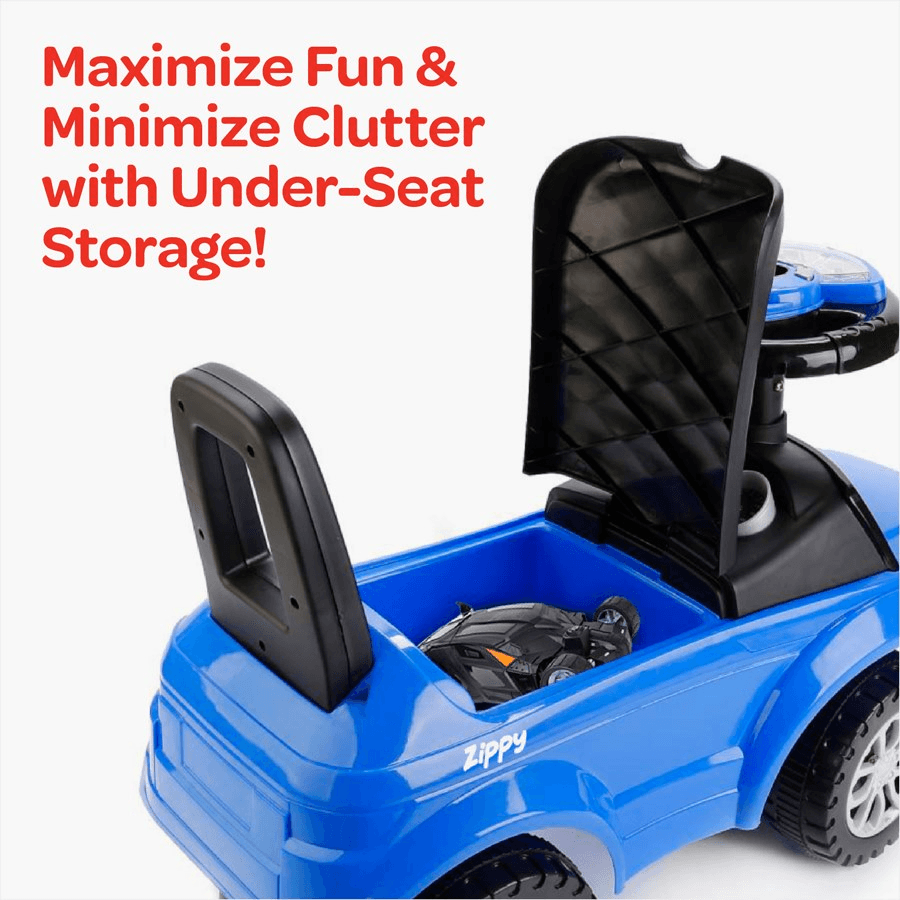 Moon Zippy Ride On Sports Car (Blue)