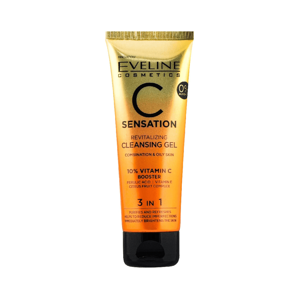 Eveline Cosmetics C Sensation Vitamin C 10% Booster Revitalizing Cleansing Gel150ml