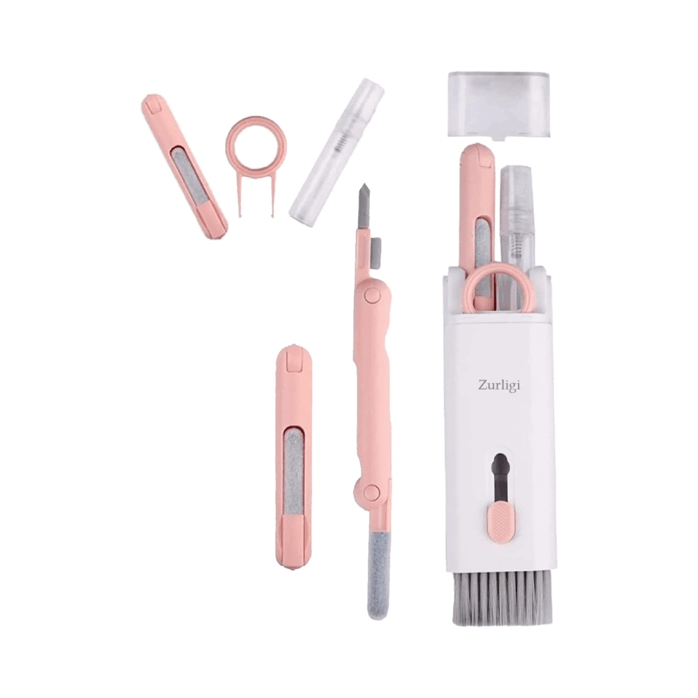 7 In 1 Multi-Function Cleaning Kit Pink