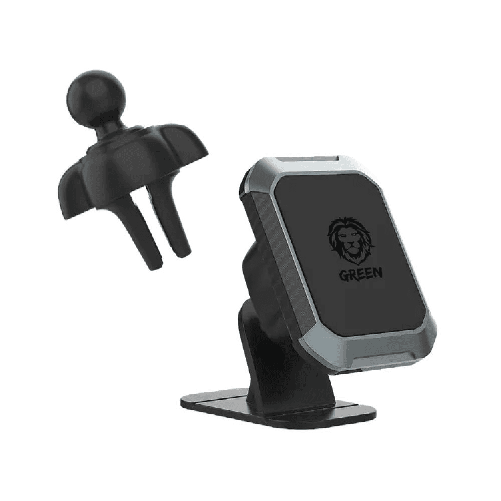 Green Lion 2 In 1 Magnetic Car Phone Holder