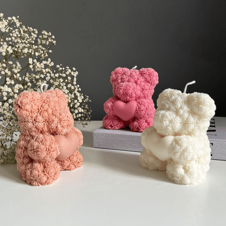 Bloombear Sweetheart Scented Candle 6 Cm