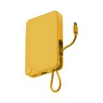 Momax 1-Power X 20000Mah Power Bank With Built-In Usb-C Cable (Yellow)