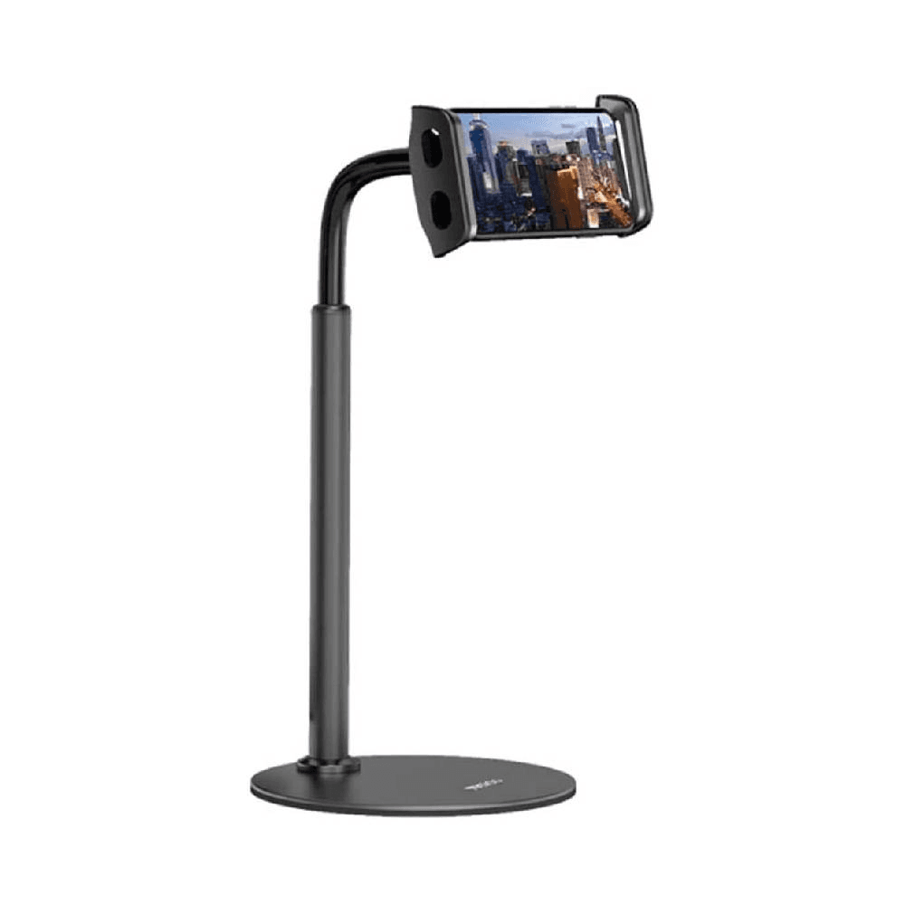 Yesido Multi Angle Adjustable Phone Holder Stand With 360 Degree Rotation For 4-11 Inch Phones & Tablets Black C89