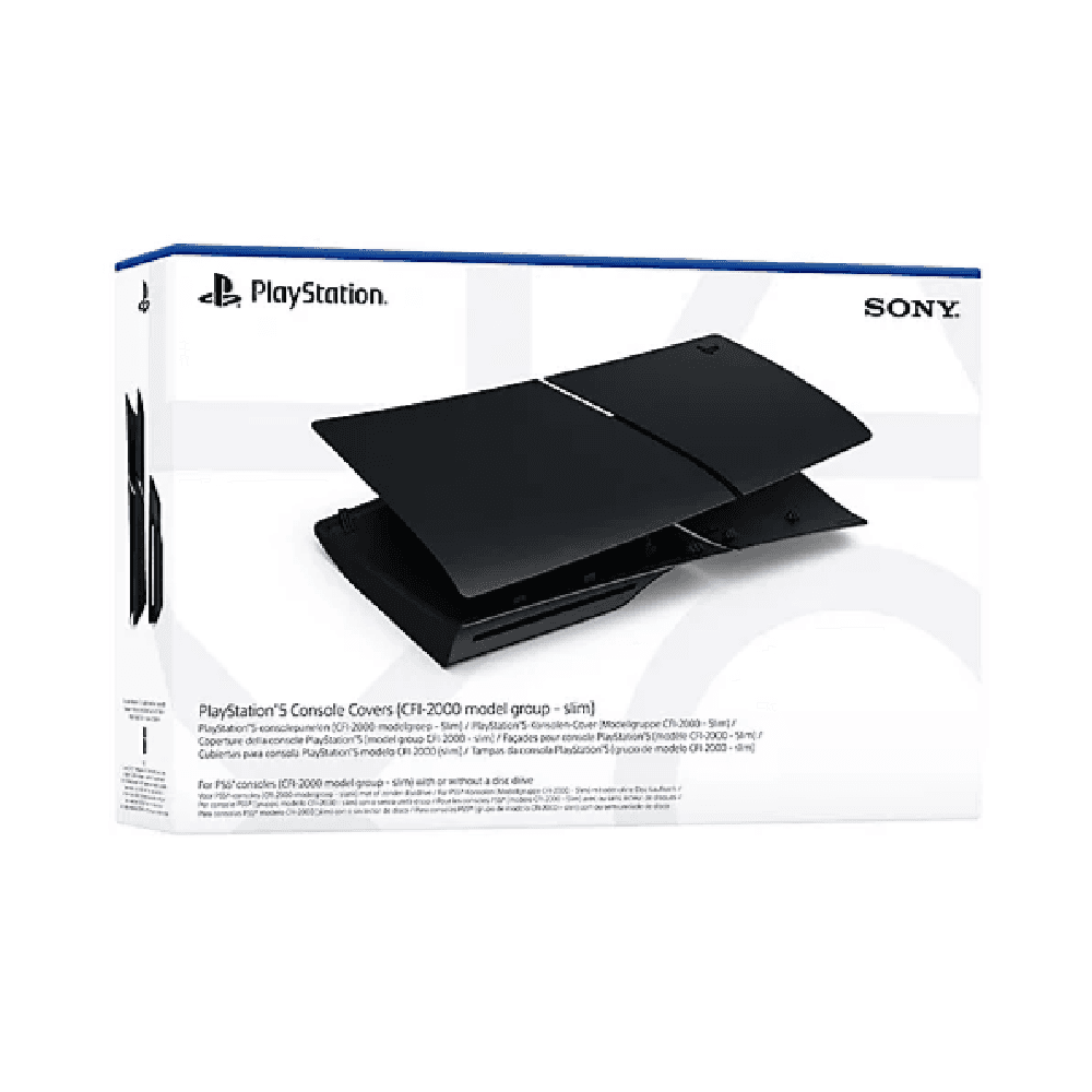 Slim Disc Edition Console Cover Plates For PS5 Black