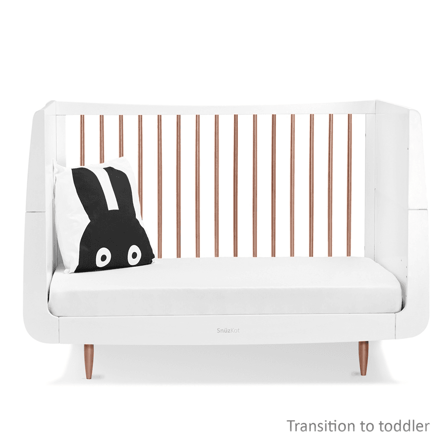 Snuzkot Skandi Cot Bed (Rose Gold)