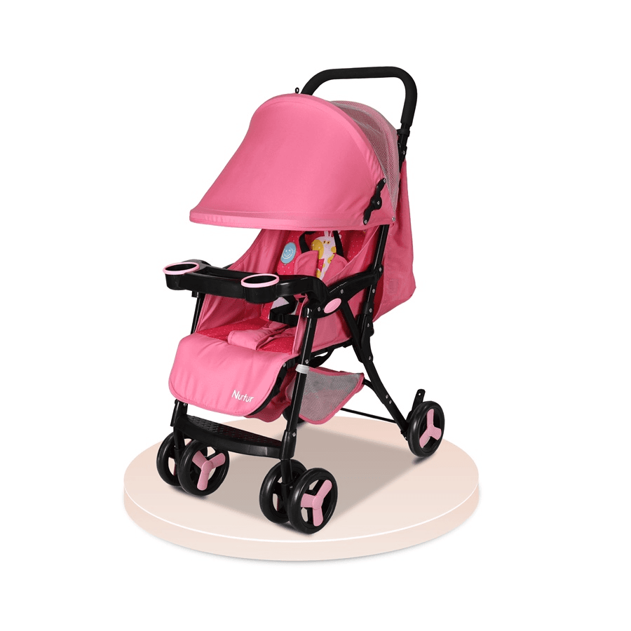 Nurtur Ryder Lightweight Baby Stroller (Pink)