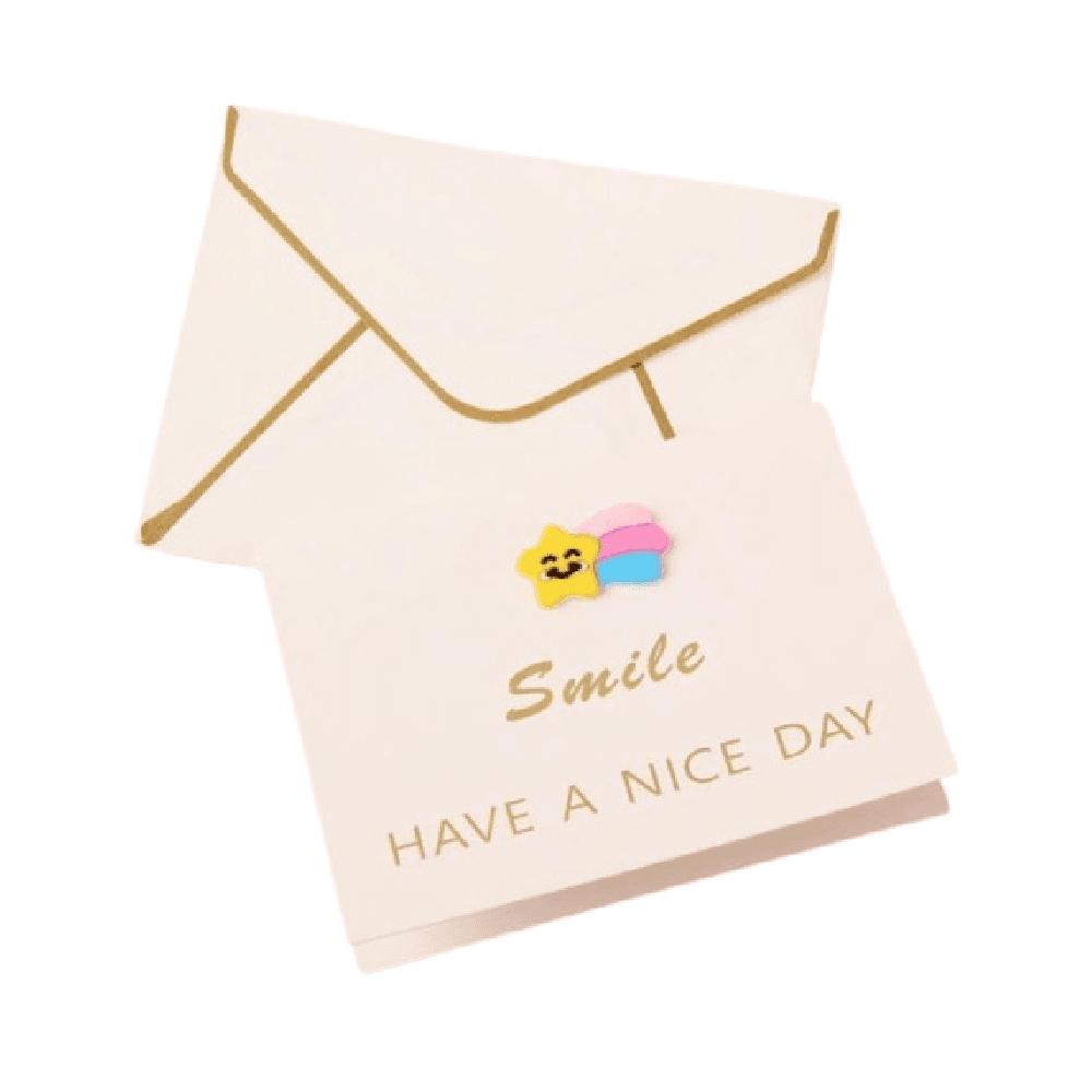 Have A Nice Day Card With Smile Small