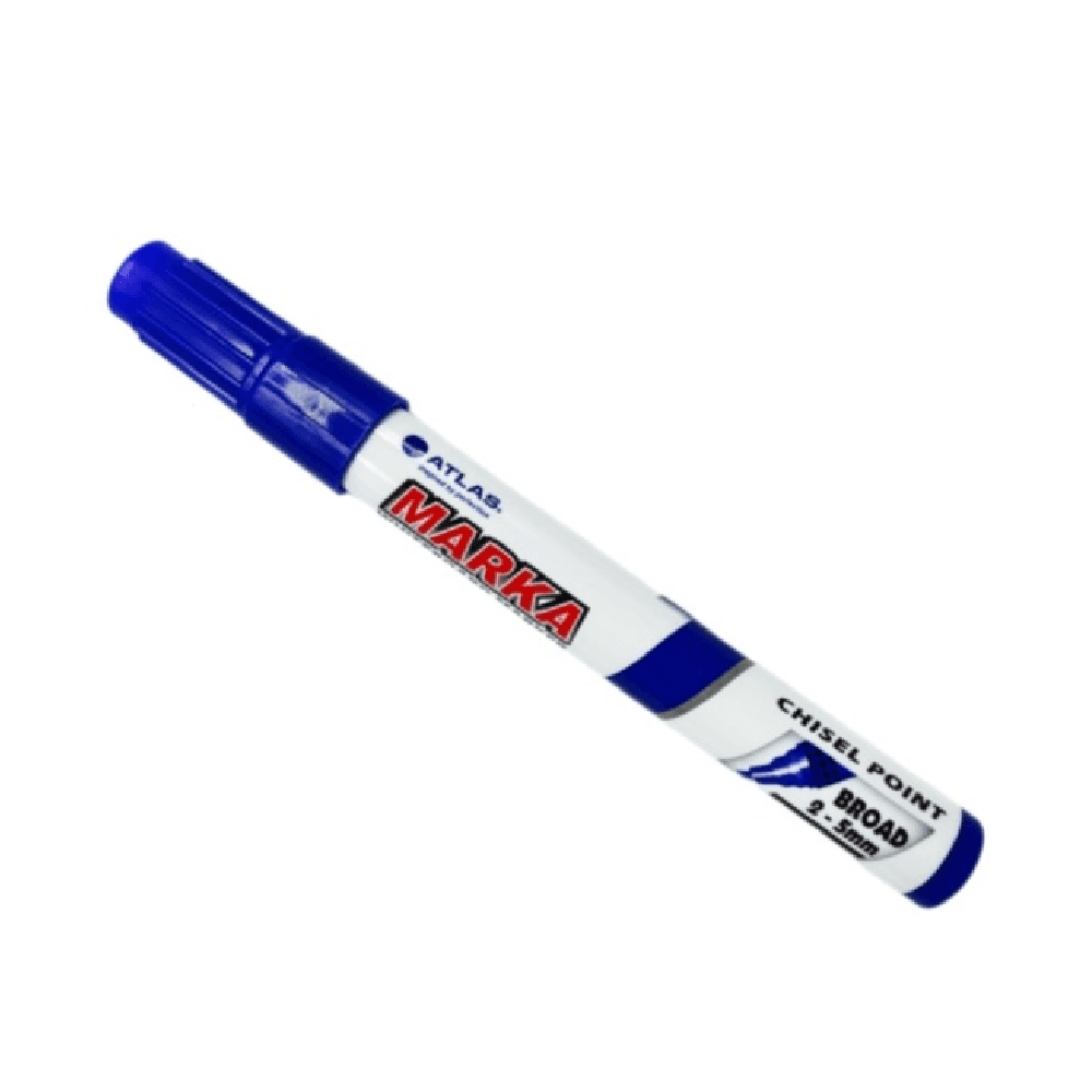 Atlas Marka Chisel Point 5mm Whiteboard Marker - Blue 10991
