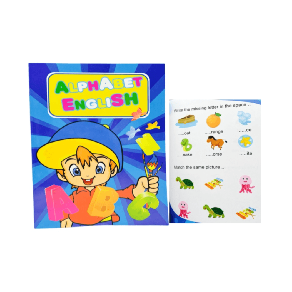 كتاب تعليم الأحرف الإنجليزية تمارين مقاس ايه 4 4438