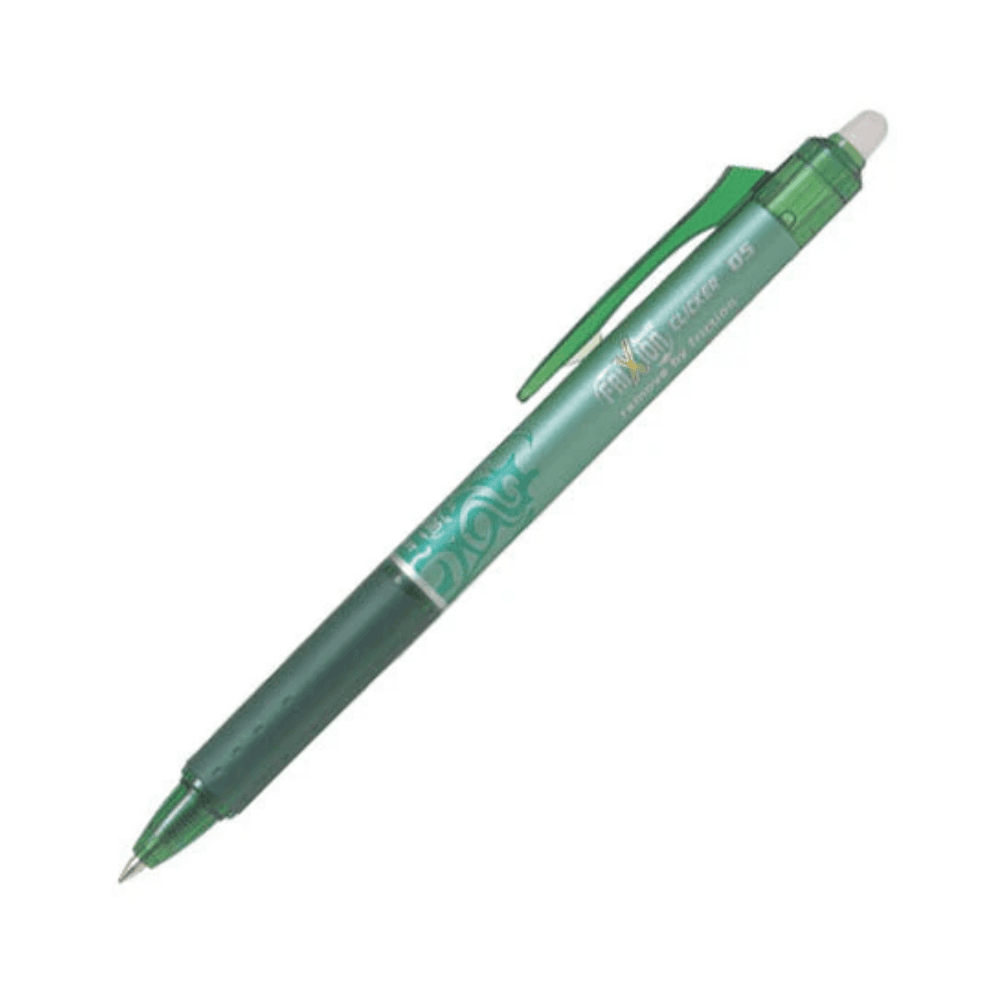 Pilot FriXion Clicker Erasable 0.5mm Ball Pen - Green 766