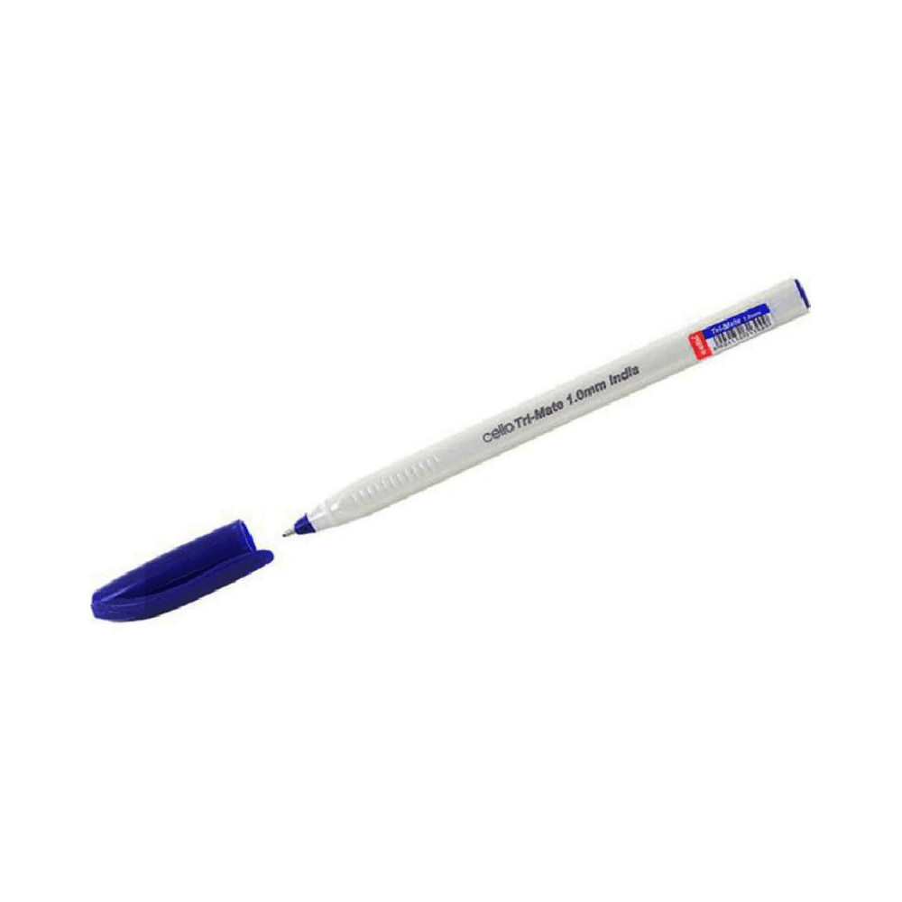 Cello Tri-mate 1.0mm Ball Pen - Blue 10631