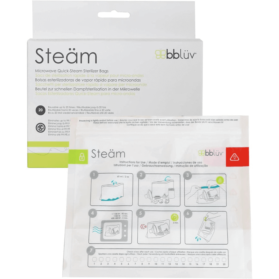 Bbluv Microwave Steam Quick Sterilizer Bags