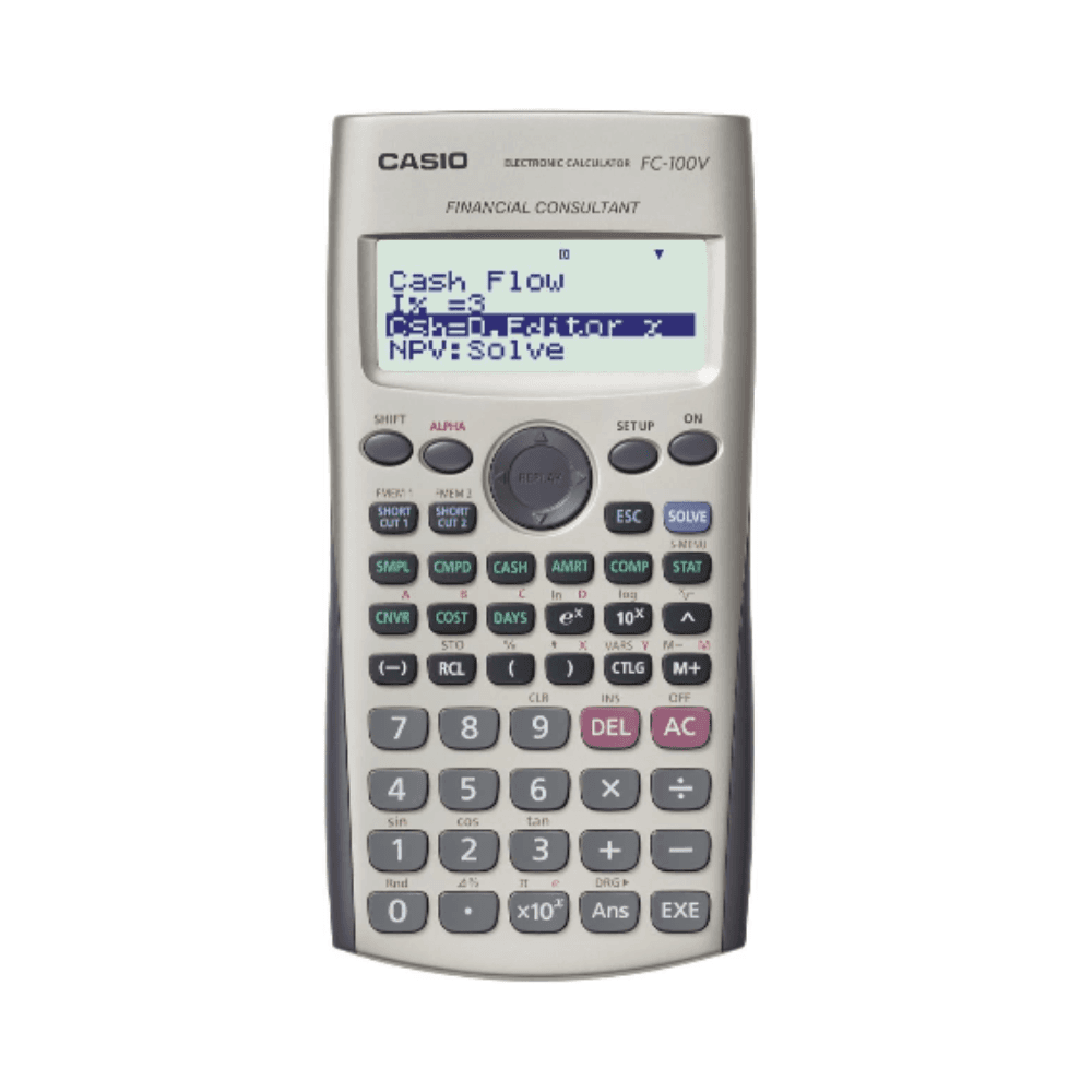 Casio Financial Calculator FC-100V-W-DH
