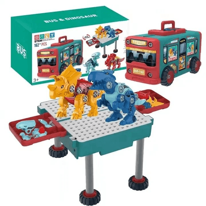 BUS AND DINOSAUR PUZZLE