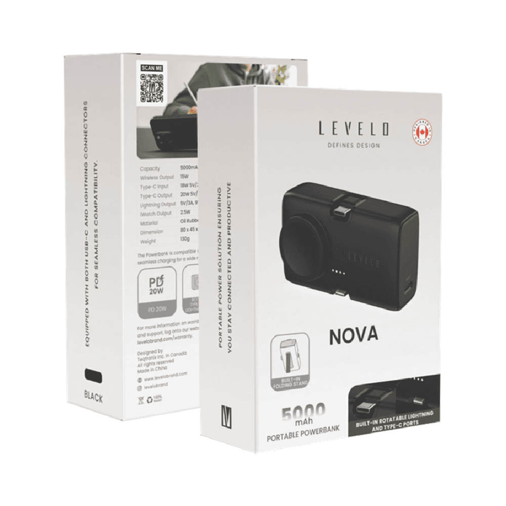 Levelo Nova Mini Portable 5000mAh Power Bank