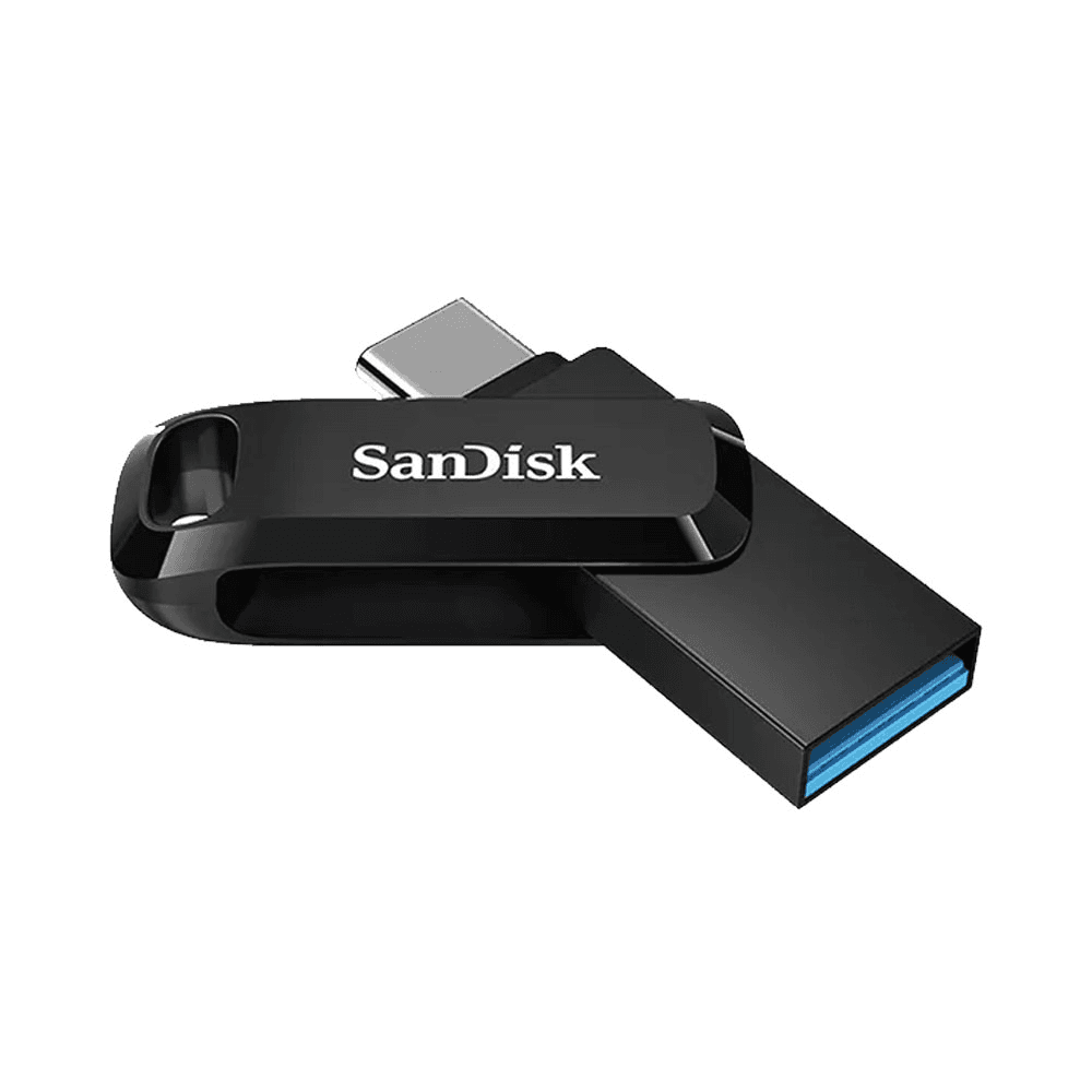 محرك أقراص SanDisk Ultra Dual Drive USB Type-C سعة 256 جيجابايت