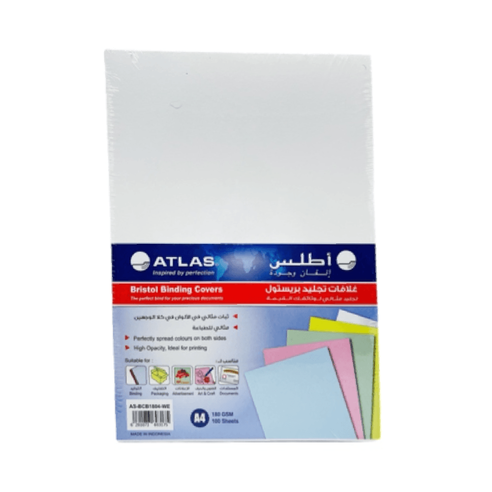 Atlas A4 Printing Thick Paper 180g 100 Sheets - White 13474
