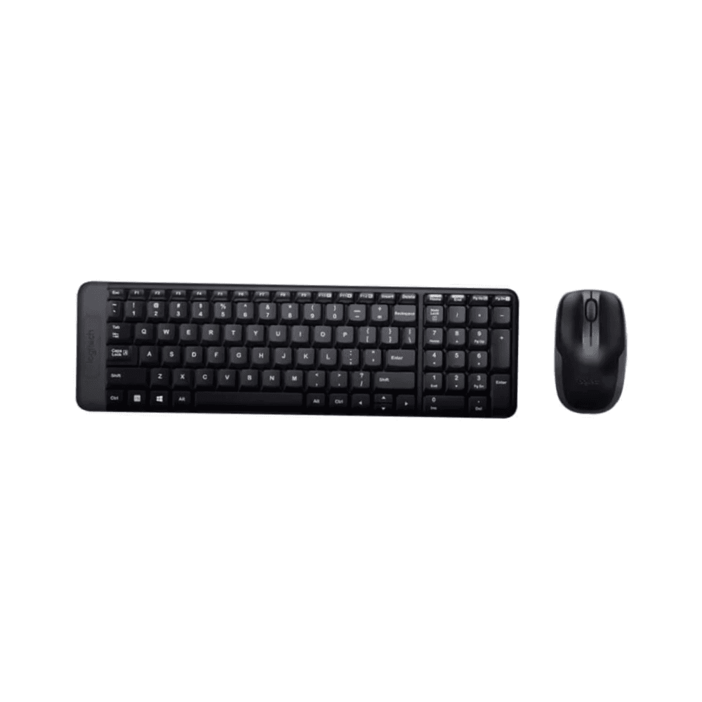 لوجيتك مجموعة لوحة مفاتيح وماوس موديل MK220