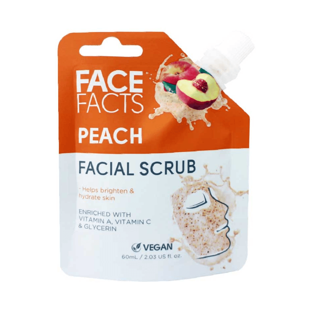 Face Facts Peach Facial Scrub 60ml