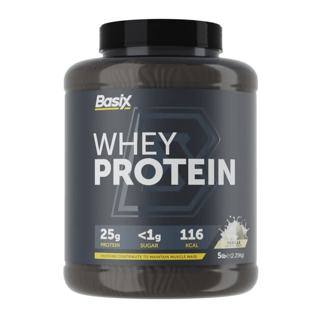Basix Whey Protein 5lbs Vanila Whip 70 Servings