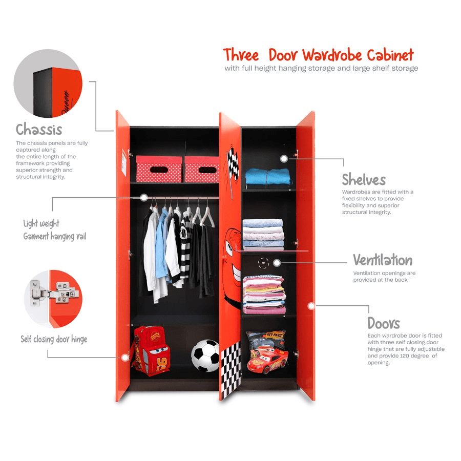 Disney Cars Wardrobe Set
