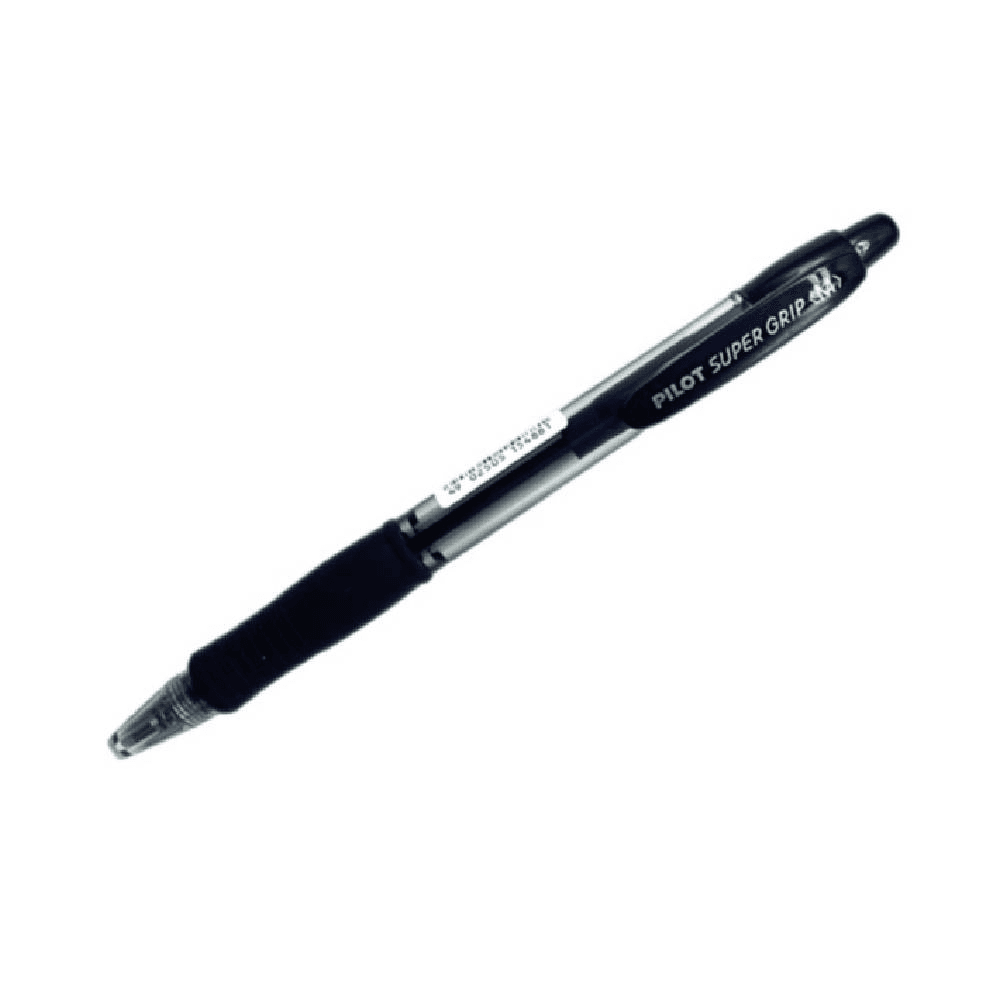 Pilot Super Grip Medium 1.0mm Ballpoint Pen - Black 745