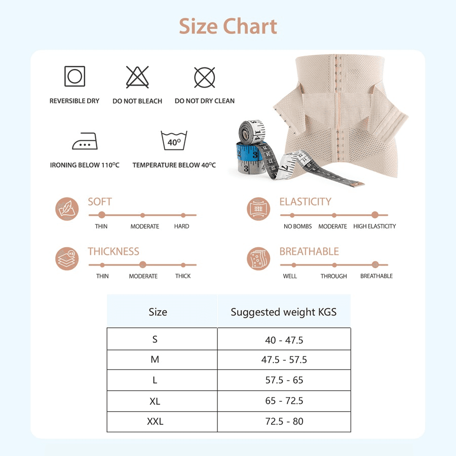 Sunveno Belly Shaper And Hip Definition Band (Beige) 2Xl