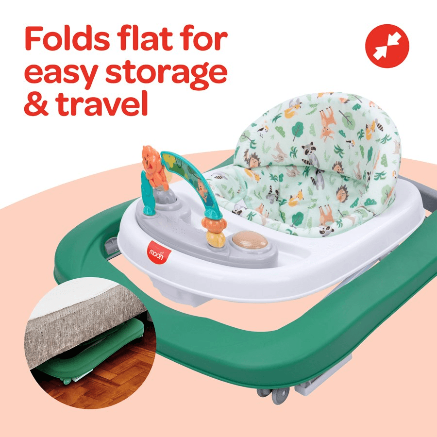 Moon Stride Baby Walker (Green)