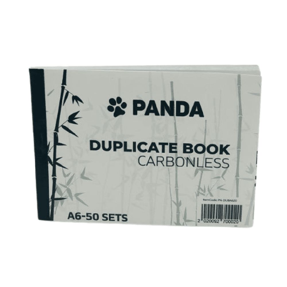 Panda A6 Carbonless Duplicate Book 50 Sets