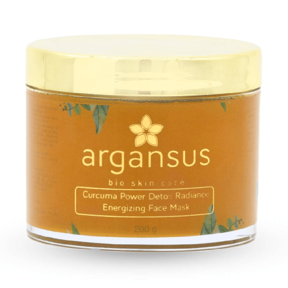 Argansus Curcuma Power Detox Radiance Energising Face Mask 200g
