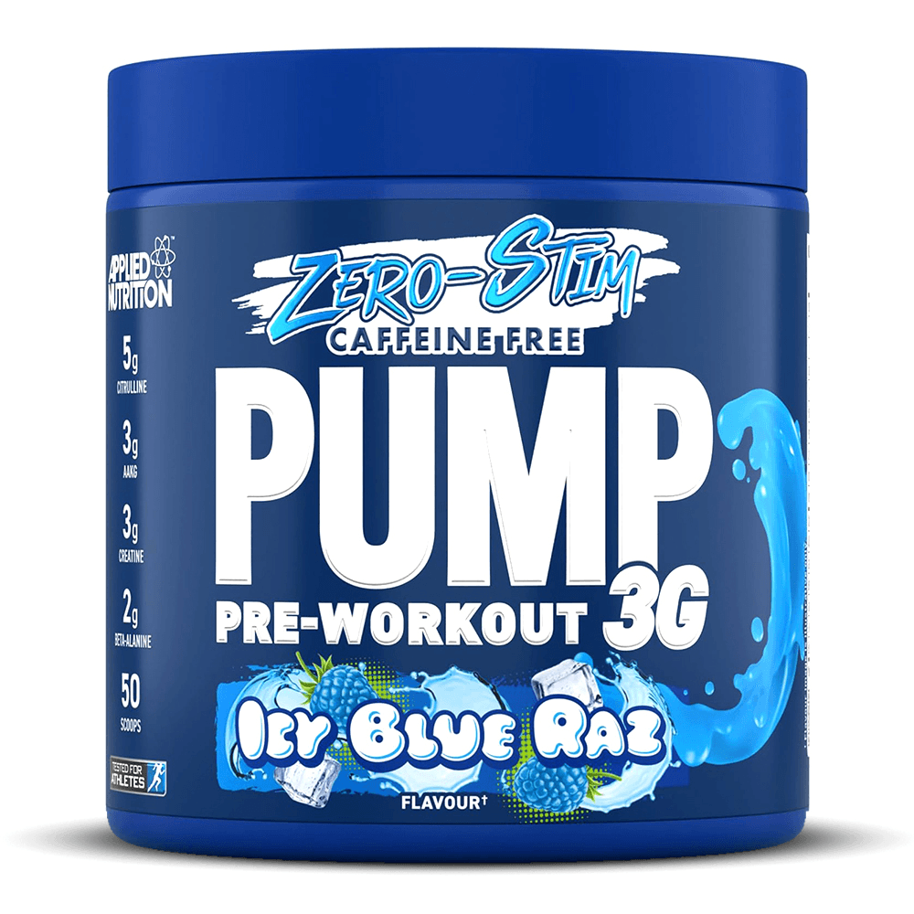 Applied Nutrition Pump 3G Non-Stim Blue Raz 25 Servings