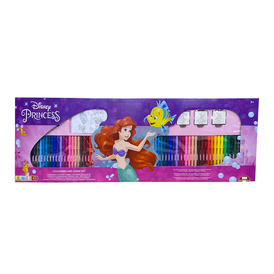 Multiprint Little Mermaid Princess Felt Tip Pens Set (Pack Of 119)