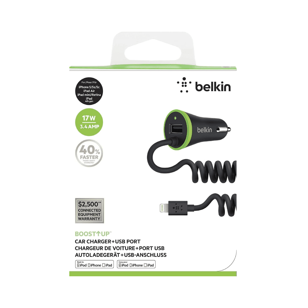 Belkin Car Charger With Usb Port