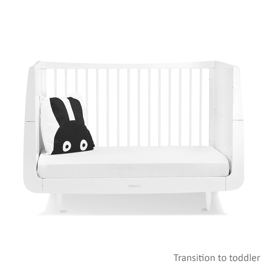 Snuzkot Skandi Cot Bed (White)