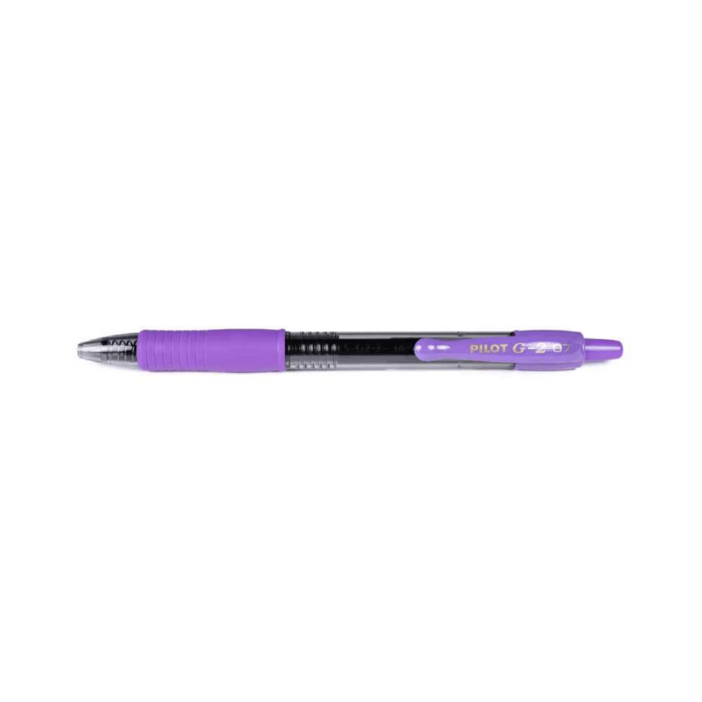 Pilot G-2 0.7mm Gel Roller Ballpoint Pen - Purple 12072