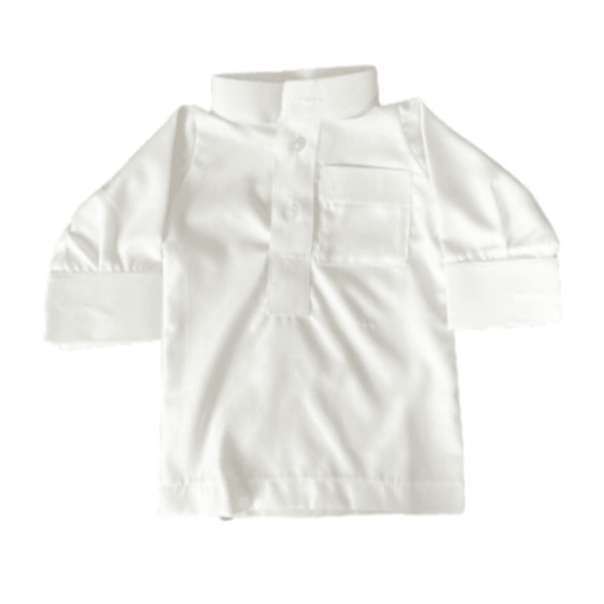 PET CLOTH ARABIAN STYLE WHITE THAWB - M SIZE (Ramadan)