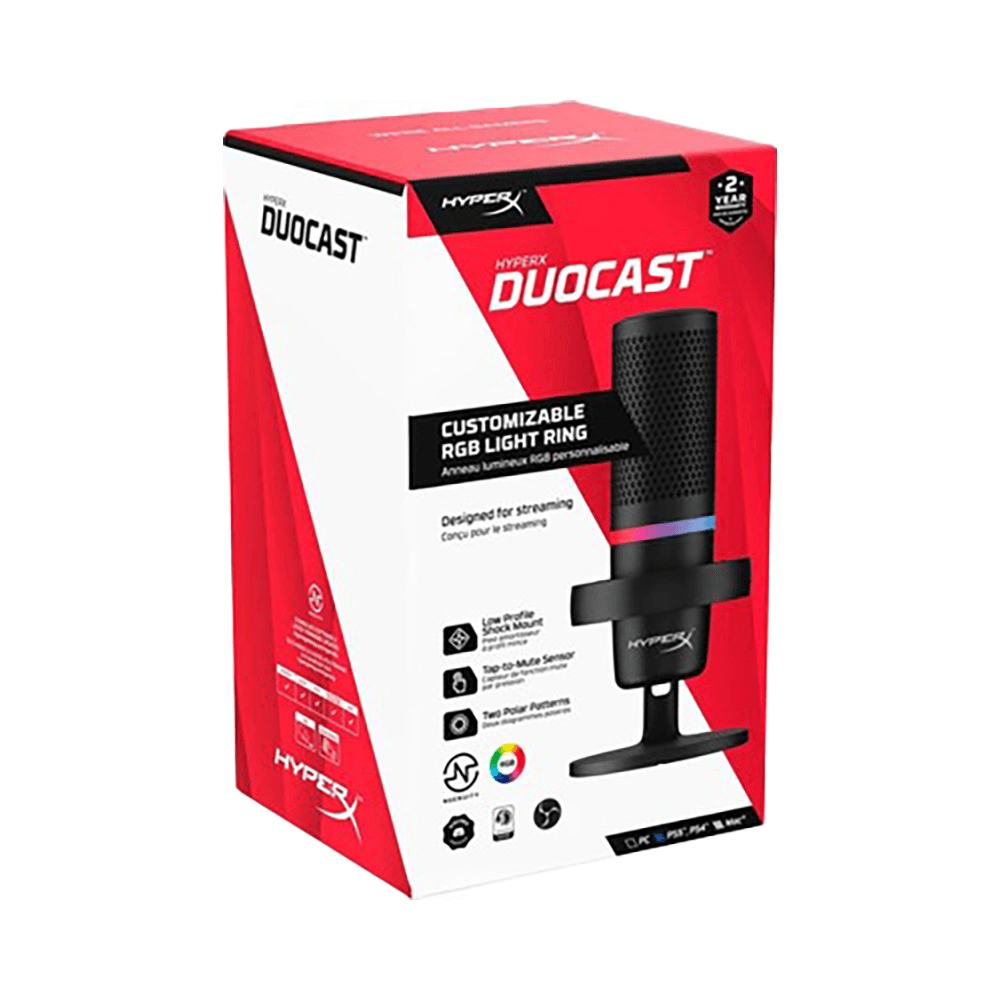 HyperX DuoCast 4P5E2Aa USB Microphone