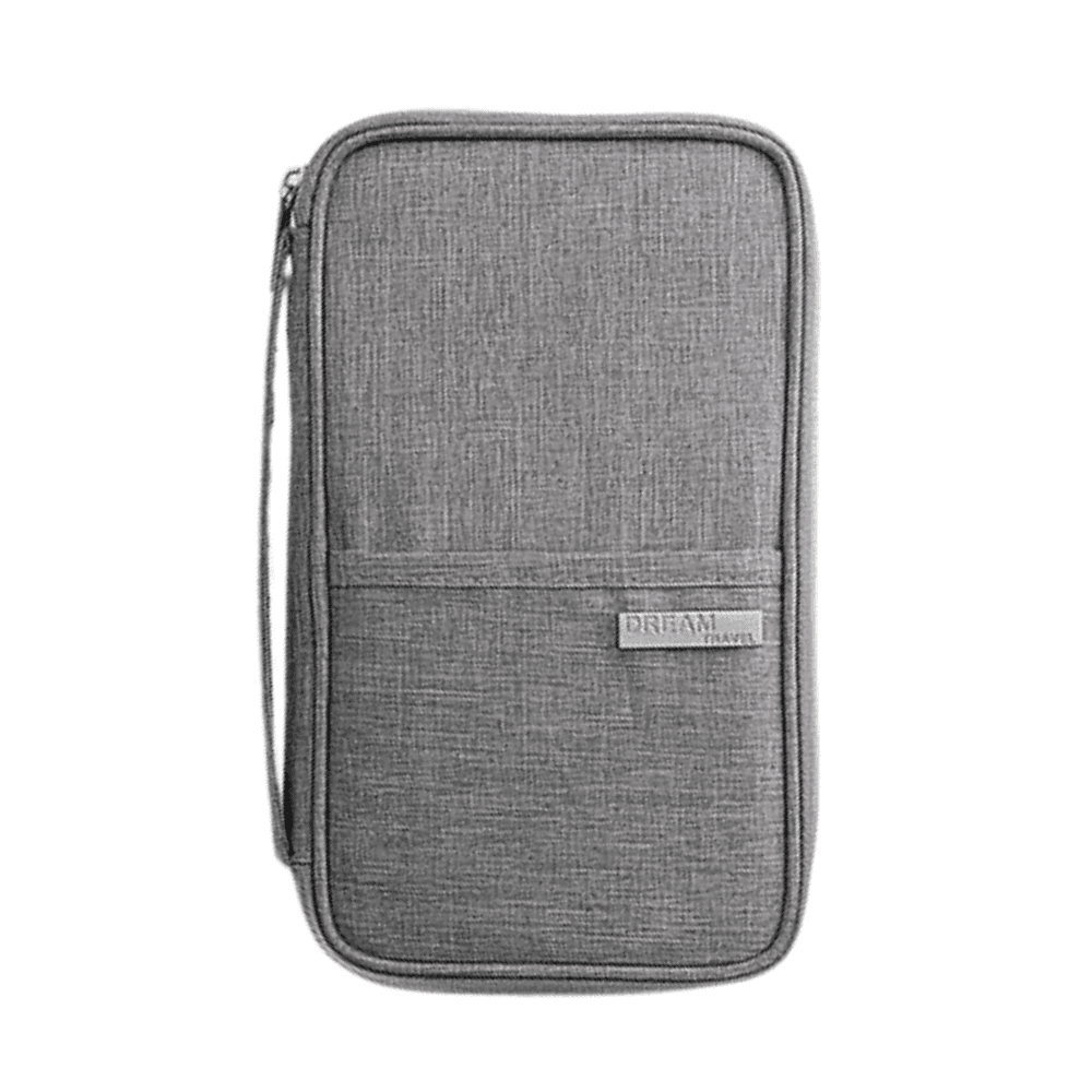 Passport Holders Credit Card Organizer - L (Grey)
