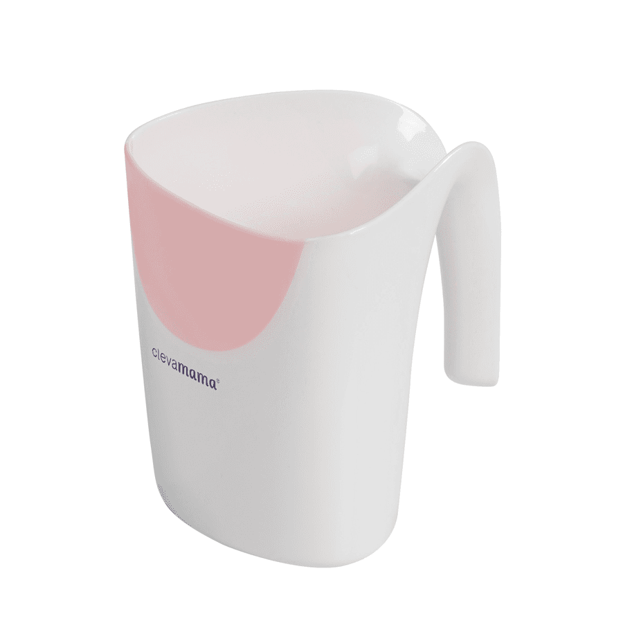 Clevamama Clevarinse Shampoo Rinse Cup 500 Ml (Pink)