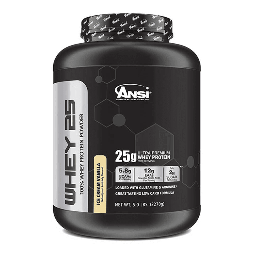 Ansi Pro-Series Whey 25 Ice Cream Vanilla 5Lbs