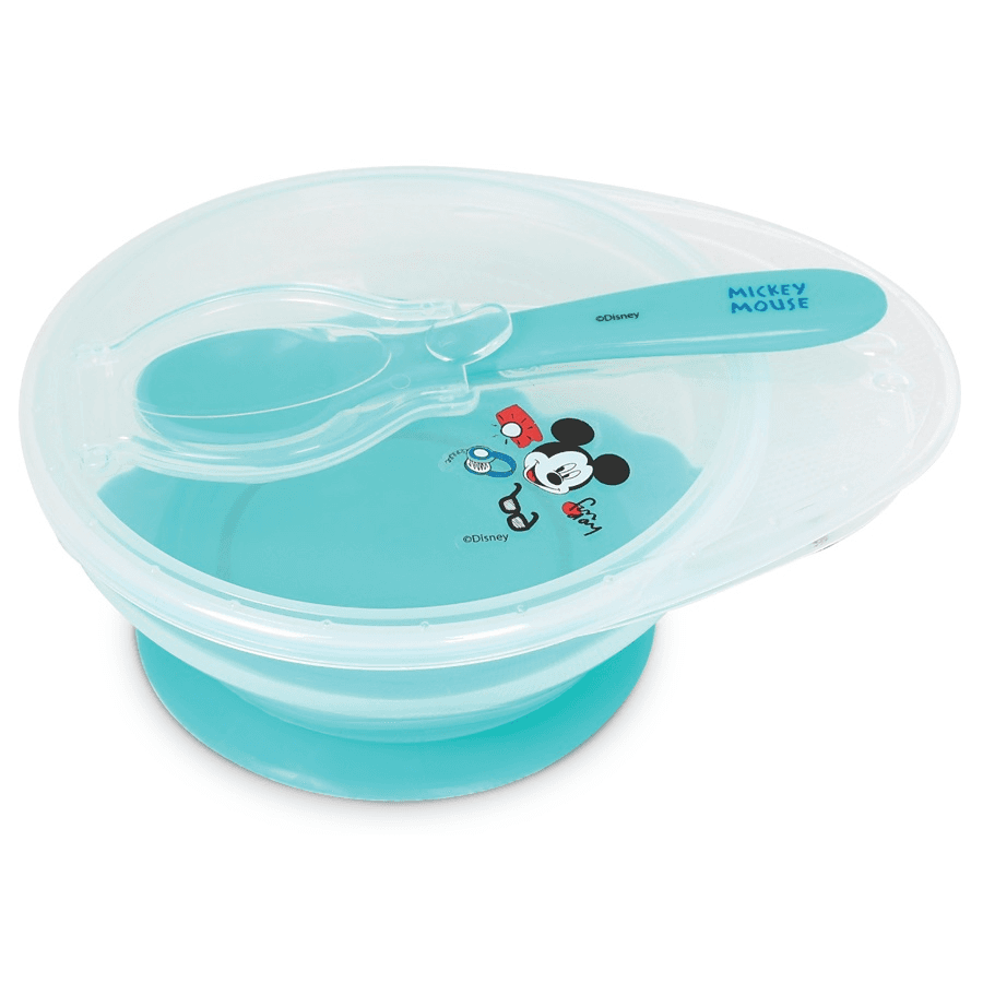 Disney Baby Bowl And Spoon Feeding Set Mickey (Blue)
