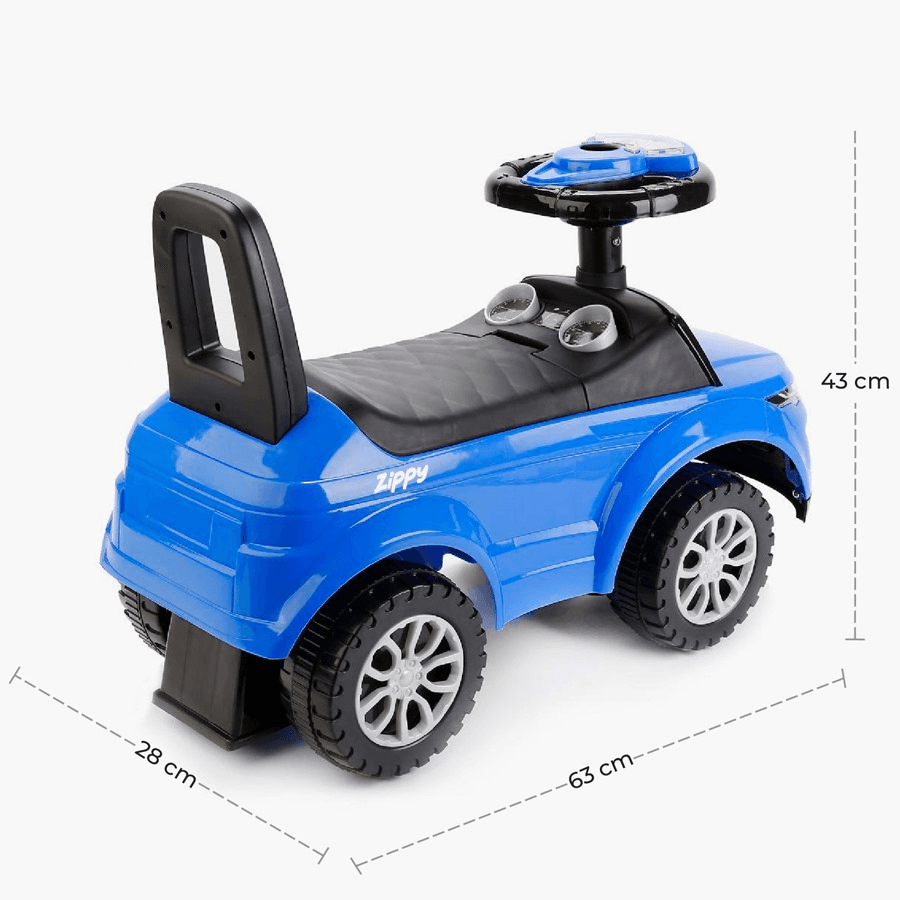 Moon Zippy Ride On Sports Car (Blue)