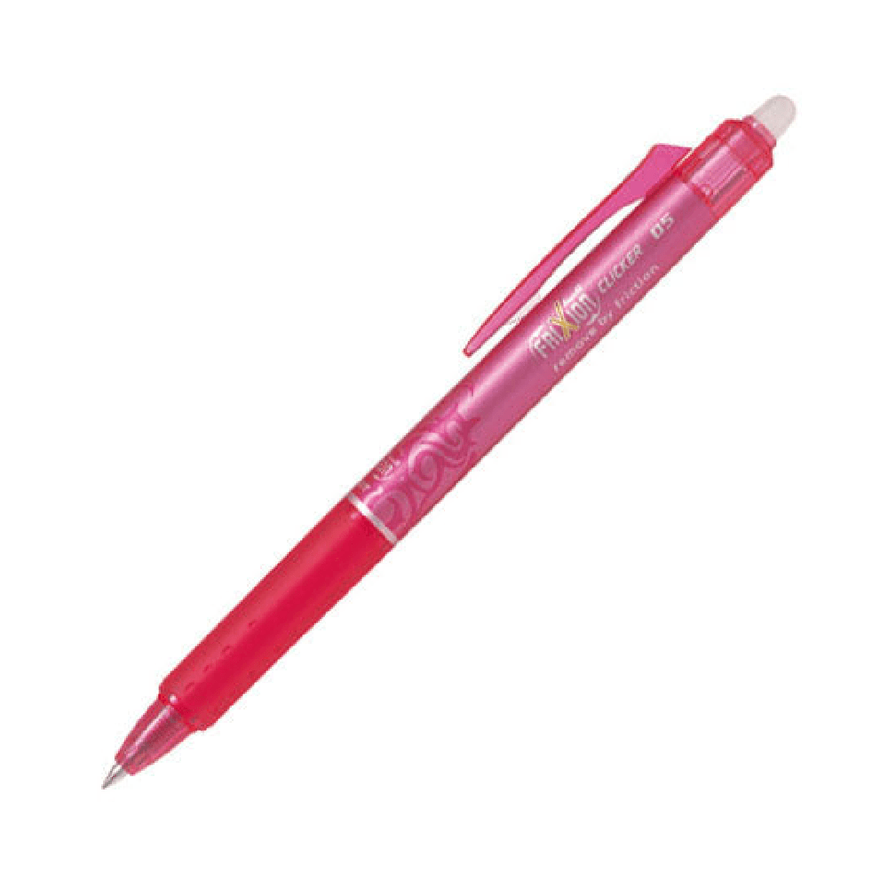 Pilot FriXion Clicker Erasable 0.5mm Ball Pen - Pink 769