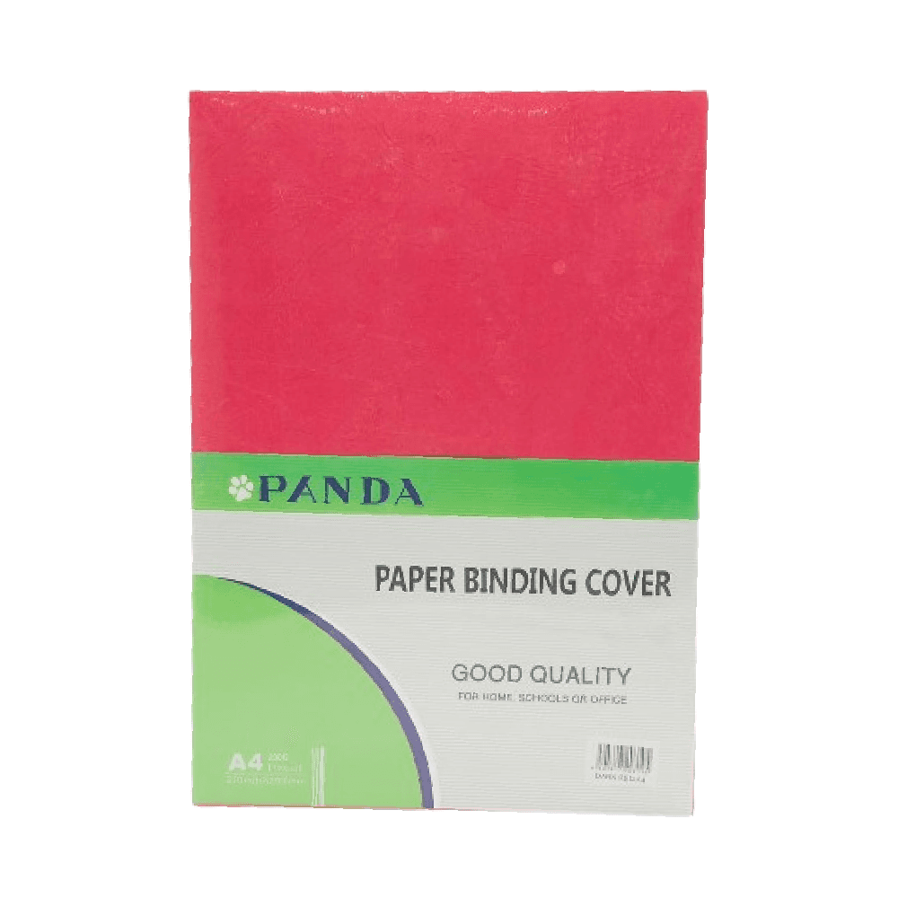 Panda A4 Paper Binding Cover - Red C230-5
